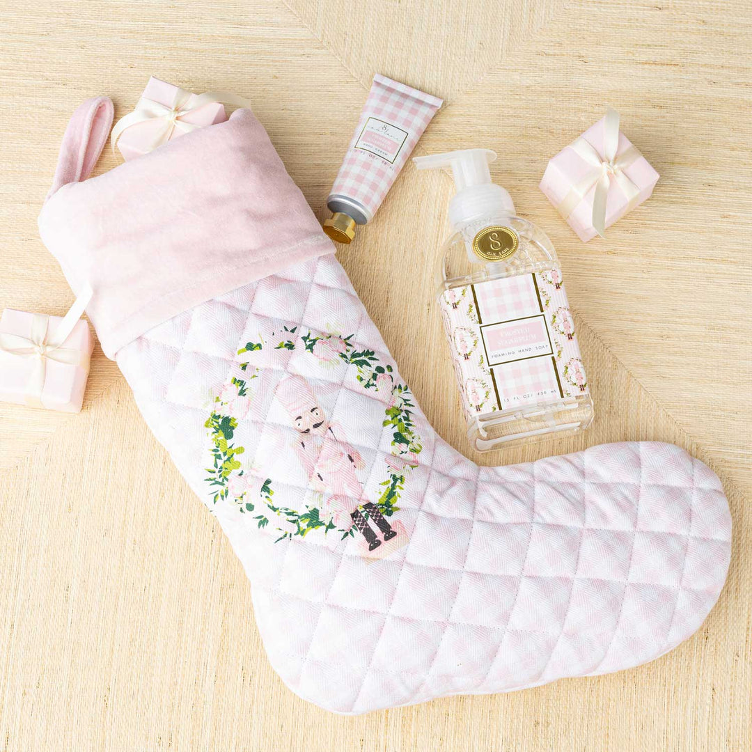 Sugarplum Gingham Quilted Stocking