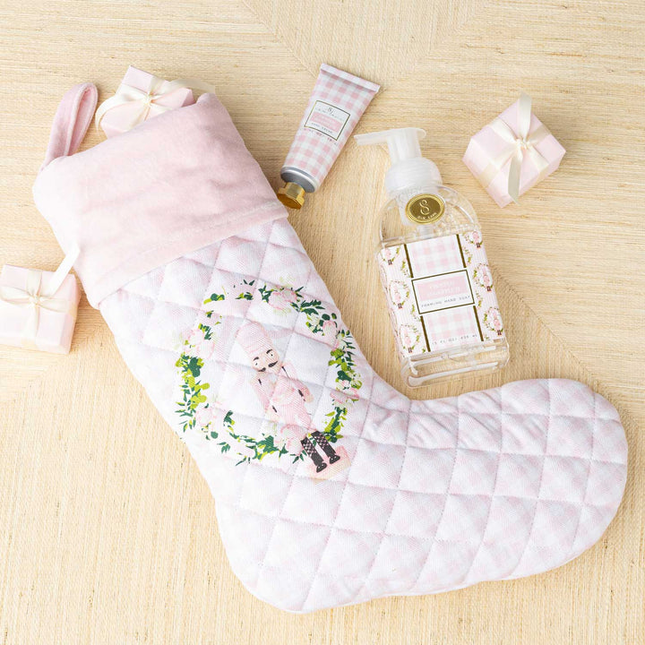 Sugarplum Gingham Quilted Stocking