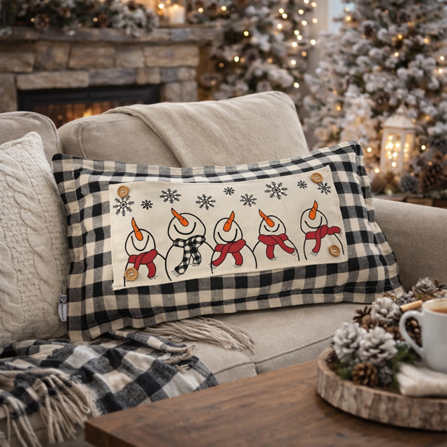 BUFFALO CHECK: GINGHAM PILLOW ONLY (with insert)