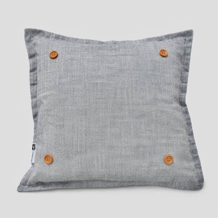 PILLOW ONLY: Charcoal Square CHARCOAL PILLOW