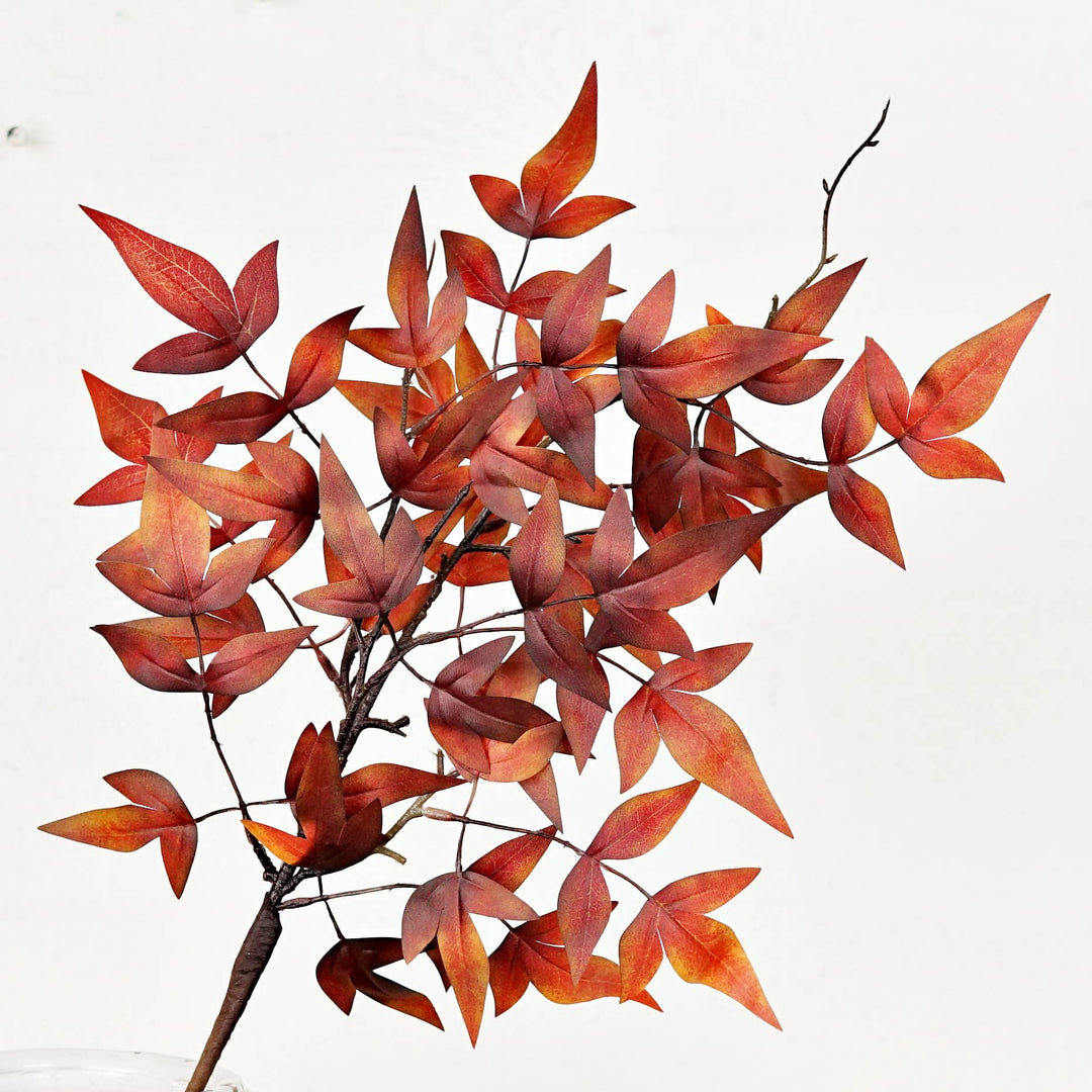 530655- 24in Spray-Dark Burgundy Japanese Maple Leaves