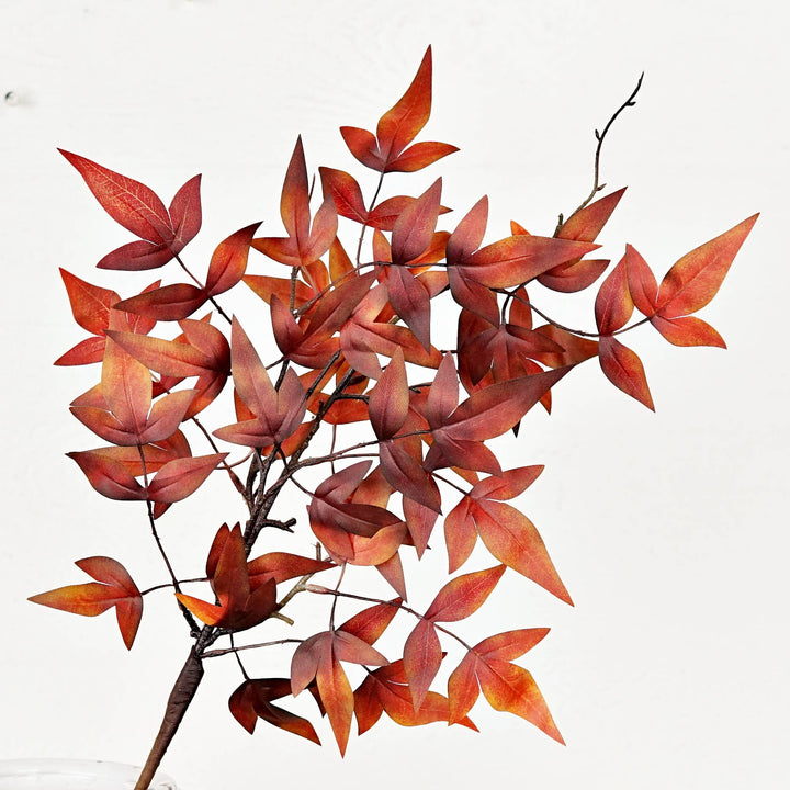 530655- 24in Spray-Dark Burgundy Japanese Maple Leaves