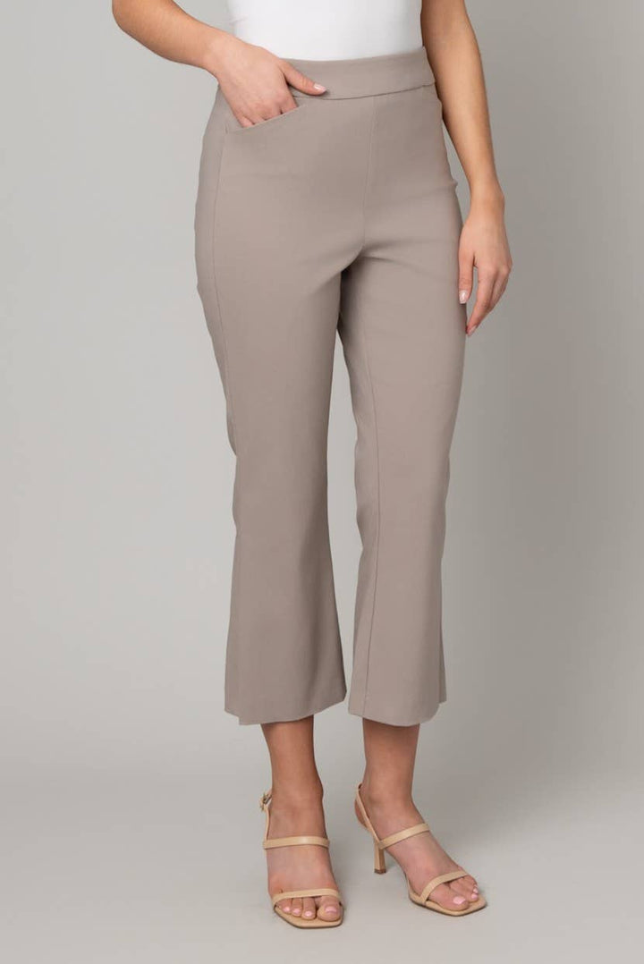 Pull On Millennium Cropped Flare Pant