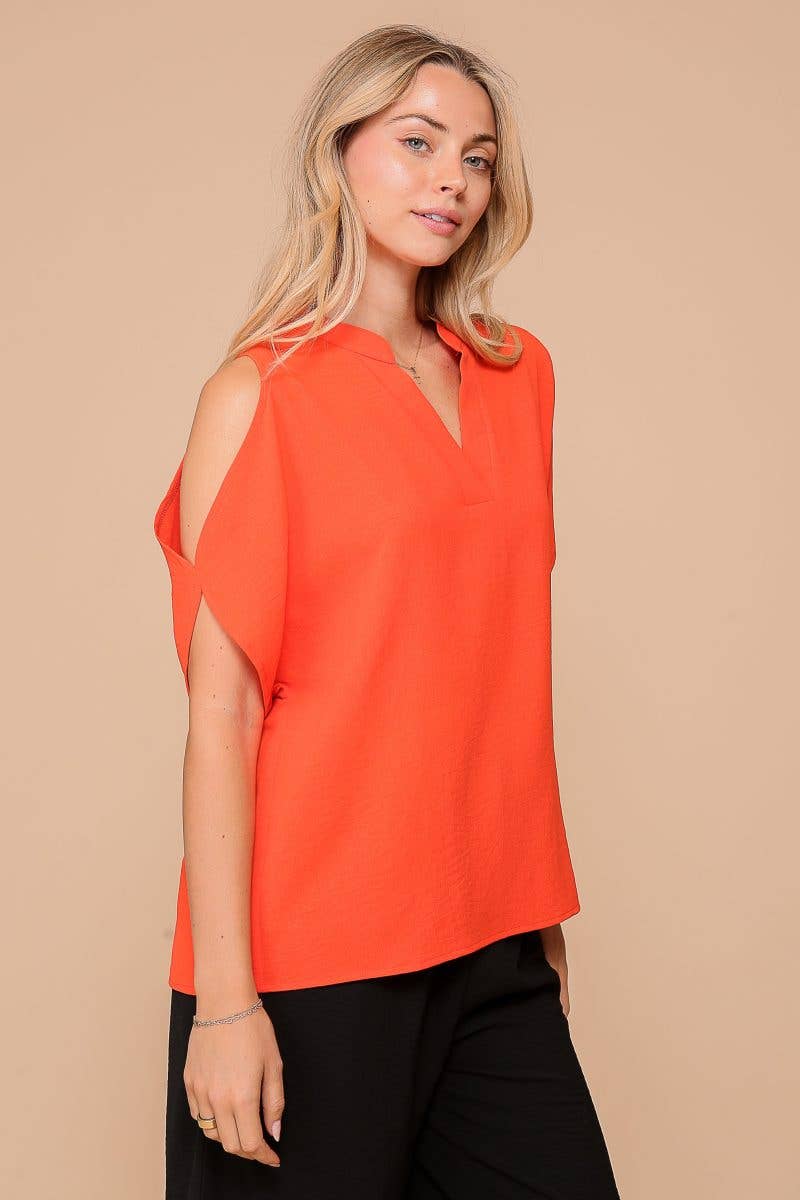 Breezy Airflow Cold Shoulder Tunic
