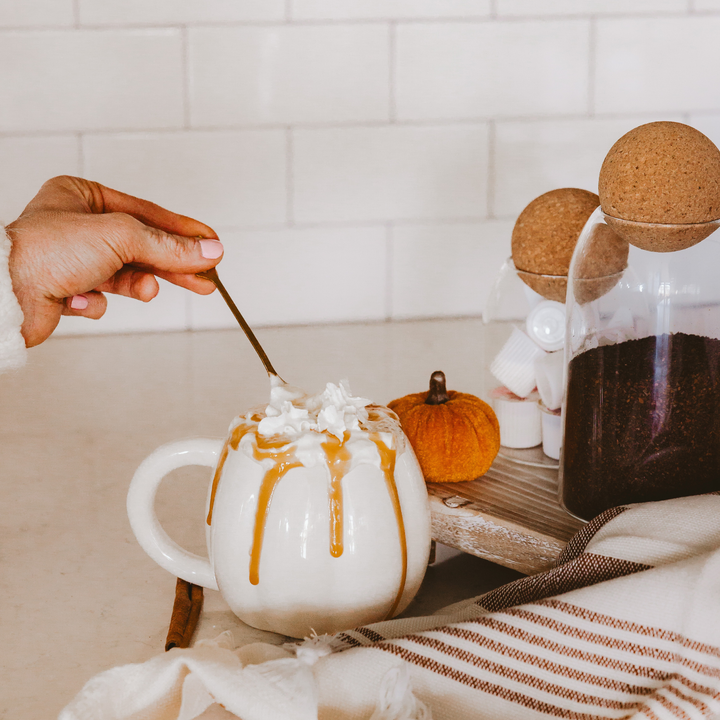 Cream Pumpkin Coffee Mug - Fall Decor &amp; Gifts