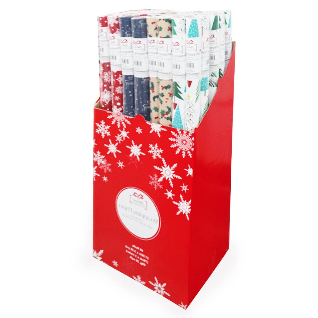 Christmas Wrapping Paper Roll 70cm x 3m – 48 Rolls/PDQ
