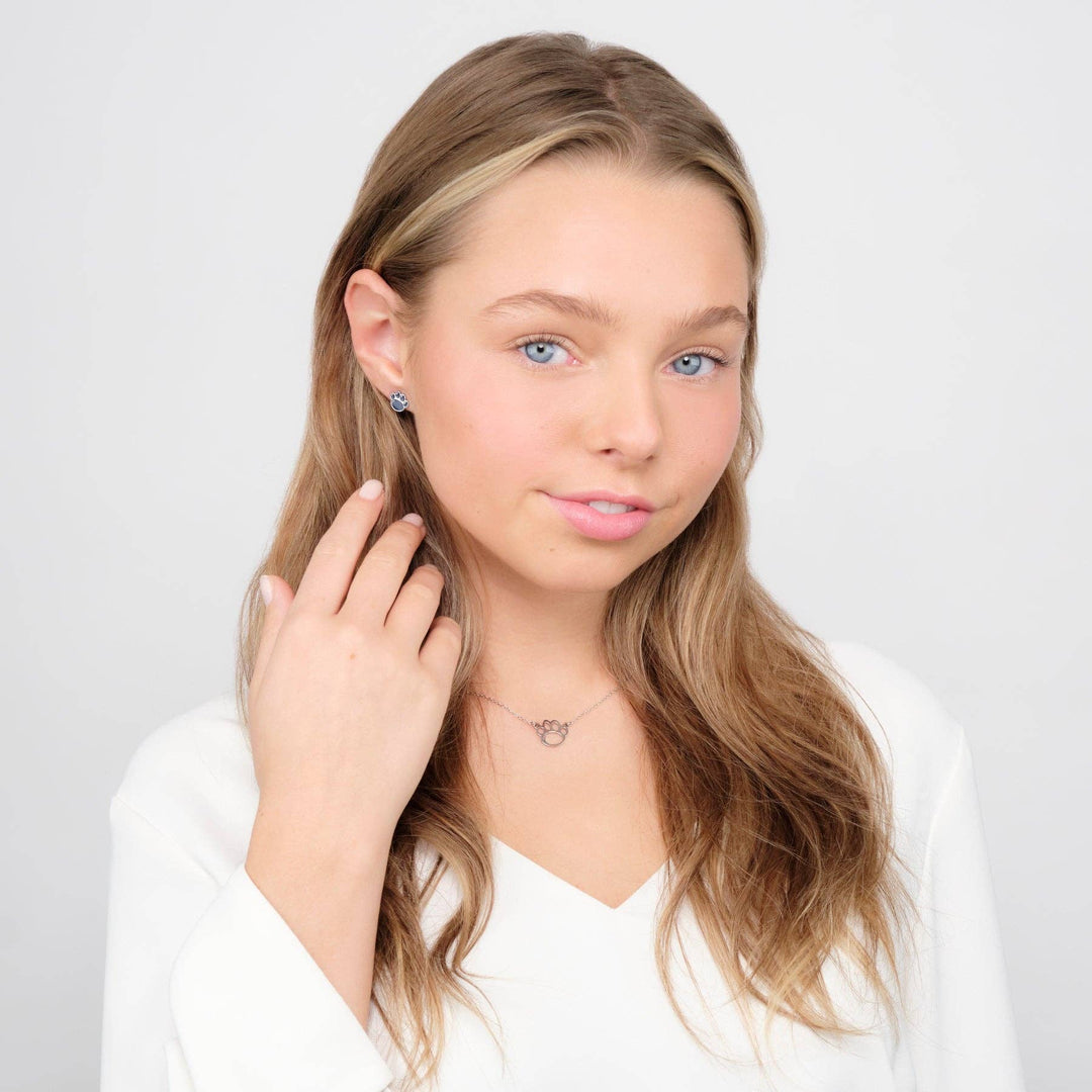 Penn State Paw Cutout Necklace