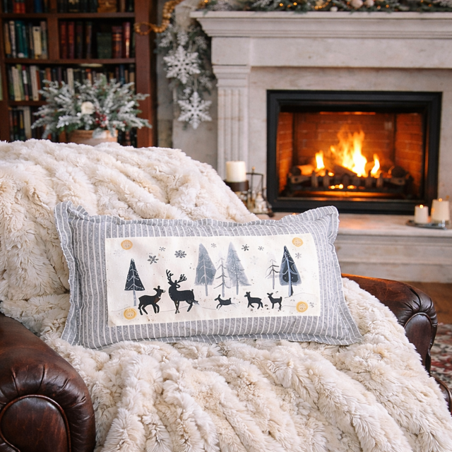 PANEL ONLY: Winter Wonderland DEER