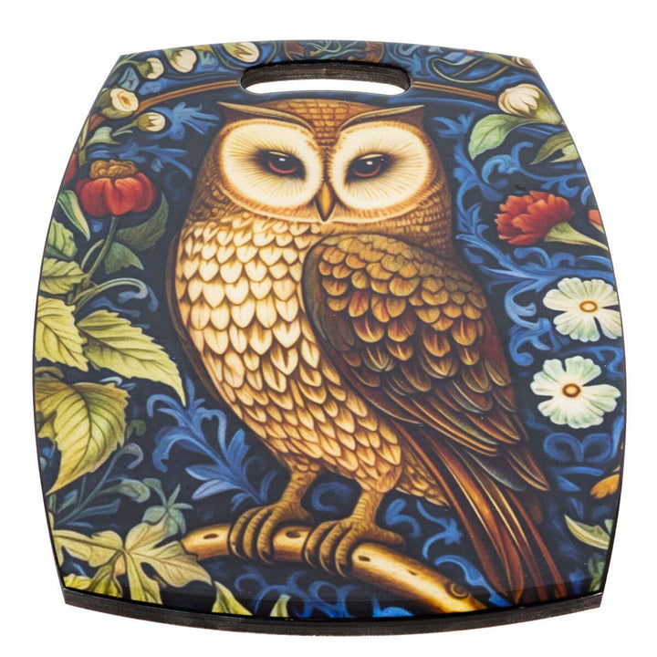 William Morris Owl Wooden Serving and Cutting Board