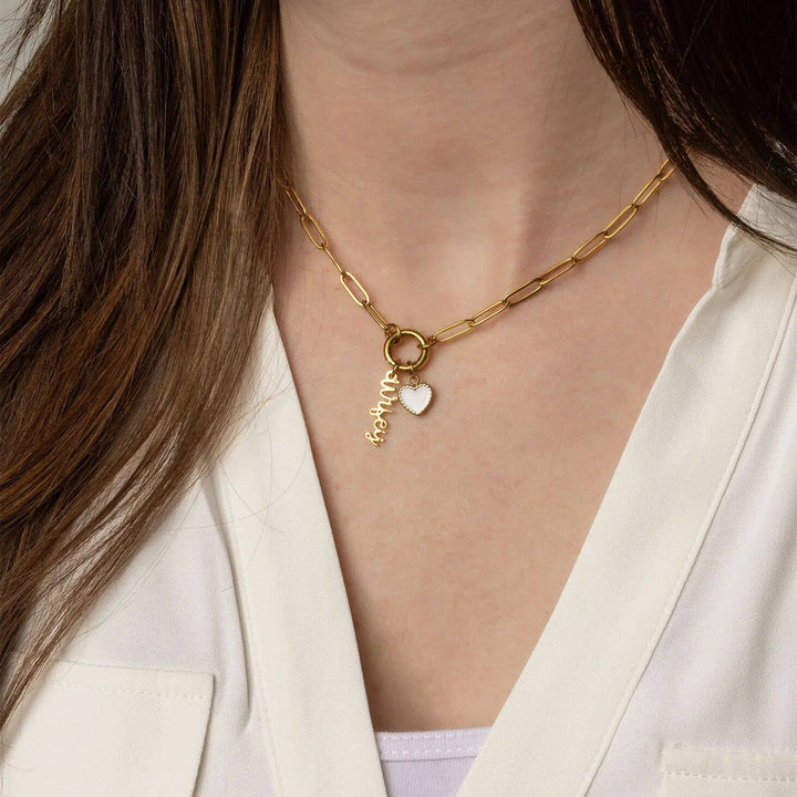 18K Gold PVD Stainless Steel Wifey or Bridesmaid Charms