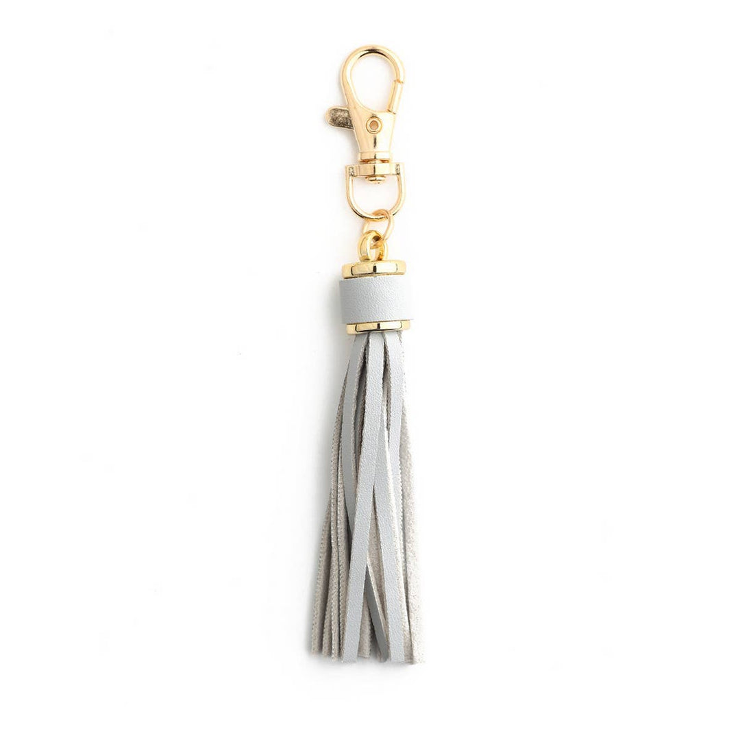 TASSEL LEATHER KEYCHAIN ACCESSORY_CWMM1284