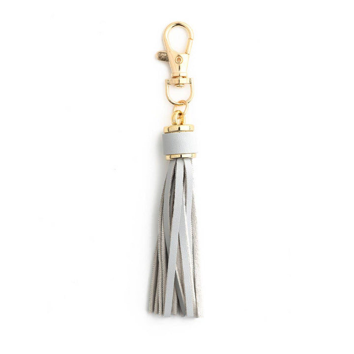 TASSEL LEATHER KEYCHAIN ACCESSORY_CWMM1284