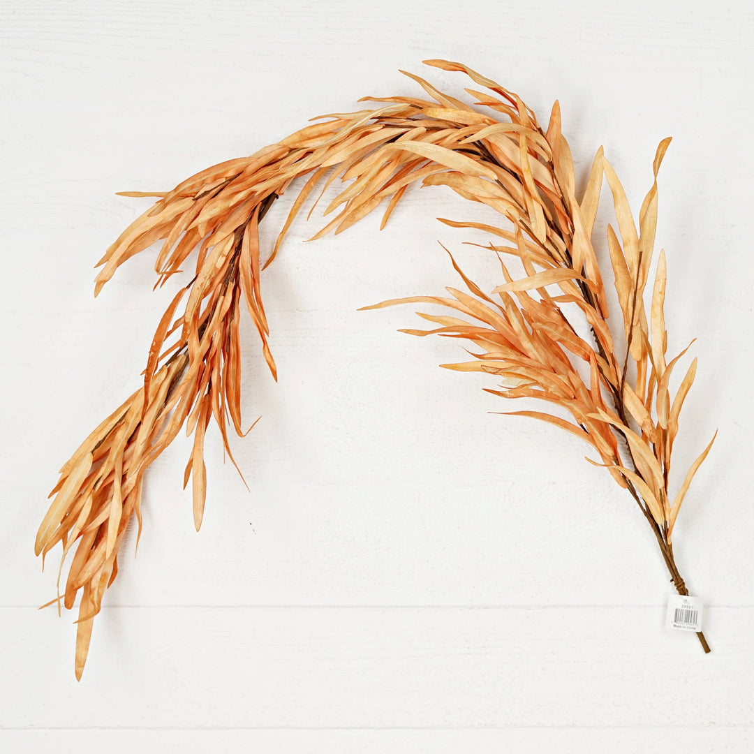 29561- 4.5ft Garland-Foam Willow Leaves-Autumn