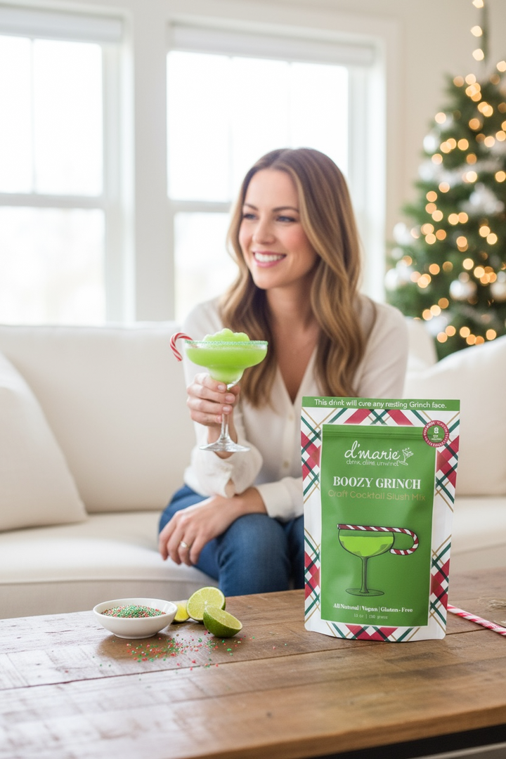 Boozy Grinch Cocktail - Ready-To-Freeze Cocktail