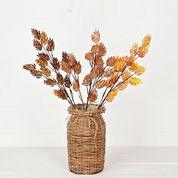 570367- Milk Bucket Willow Basket-Brown-10Hx6D-