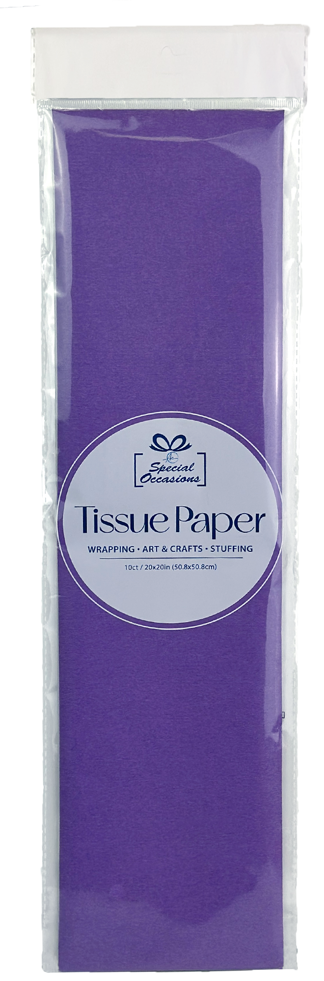 Gift Tissue Paper, 20x20in, 10 Sheets, Available in 18 Color
