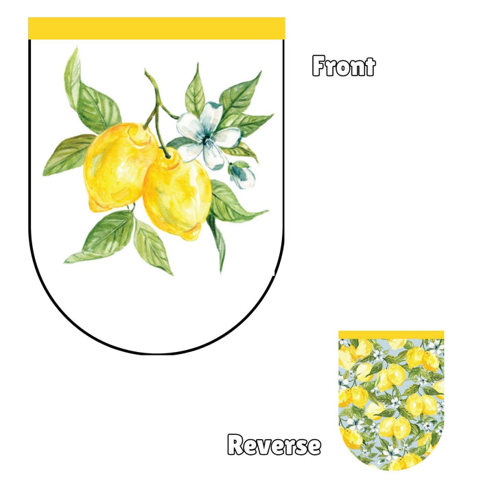 "Lemon Zest" Floral-Themed Grabber Mitt