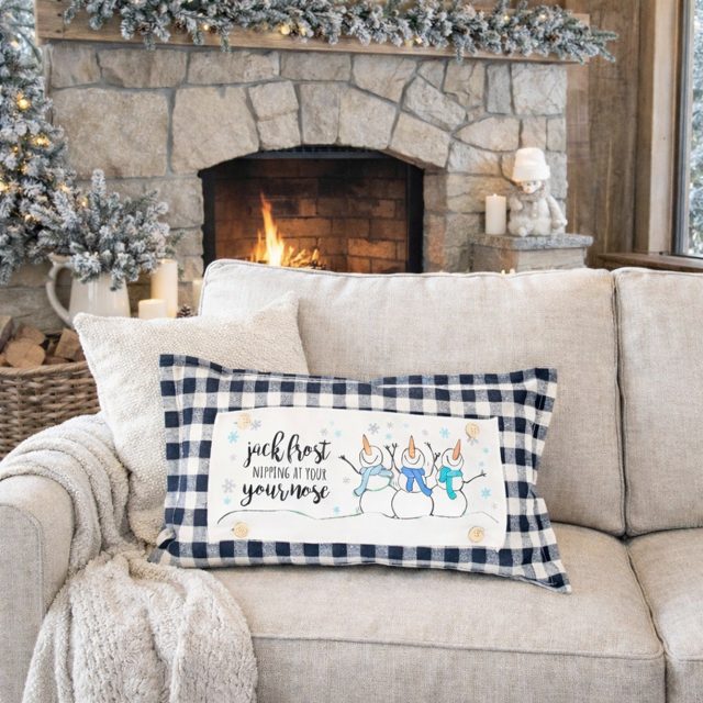 BUFFALO CHECK: GINGHAM PILLOW ONLY (with insert)