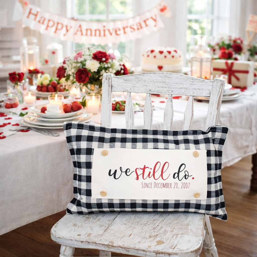 BUFFALO CHECK: GINGHAM PILLOW ONLY (with insert)