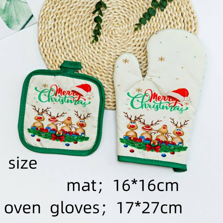 CHRISTMAS SERIES BAKING ANTI-SCALDING GLOVES_CWMM1460