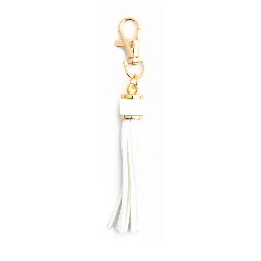 TASSEL LEATHER KEYCHAIN ACCESSORY_CWMM1284