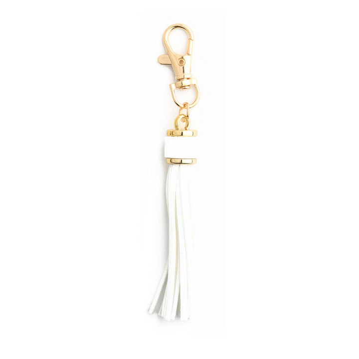TASSEL LEATHER KEYCHAIN ACCESSORY_CWMM1284