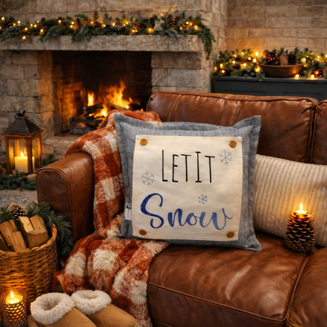 PILLOW ONLY: Charcoal Square CHARCOAL PILLOW