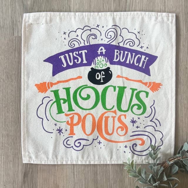 SQUARE PANEL ONLY: Fall Halloween Witch HOCUS POCUS