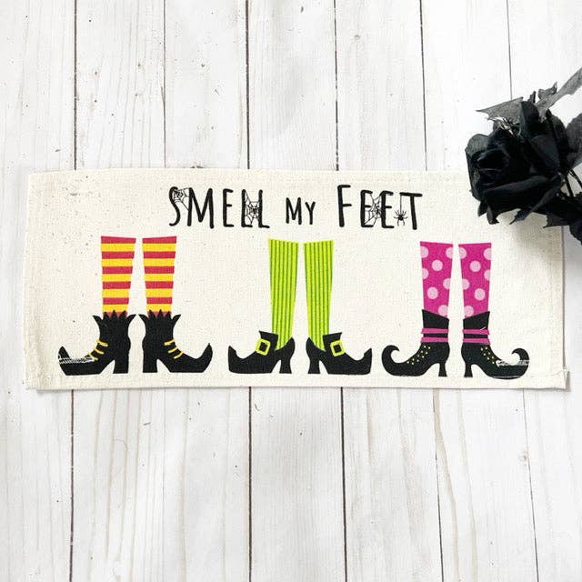 PANEL ONLY: Halloween October Fall Autumn; SMELL MY FEET