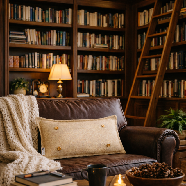 BURLAP: PILLOW ONLY (with insert)