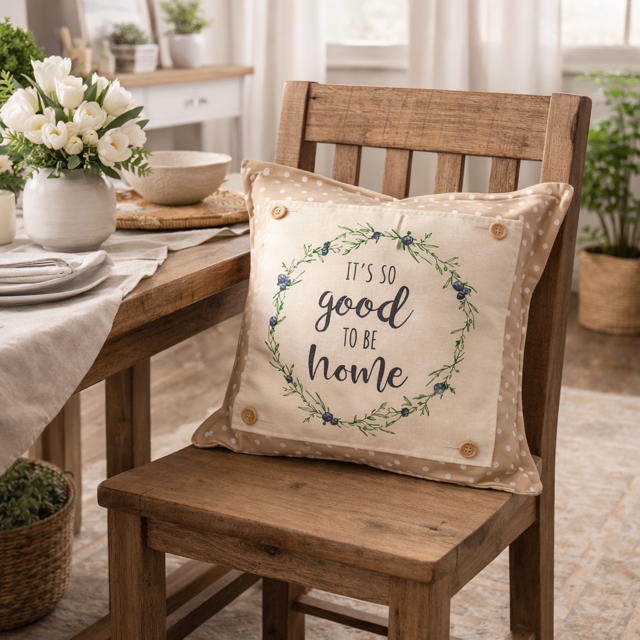 PANEL ONLY: SQUARE Entry, Garden, Between Holidays, House Warming, Host, Mother&