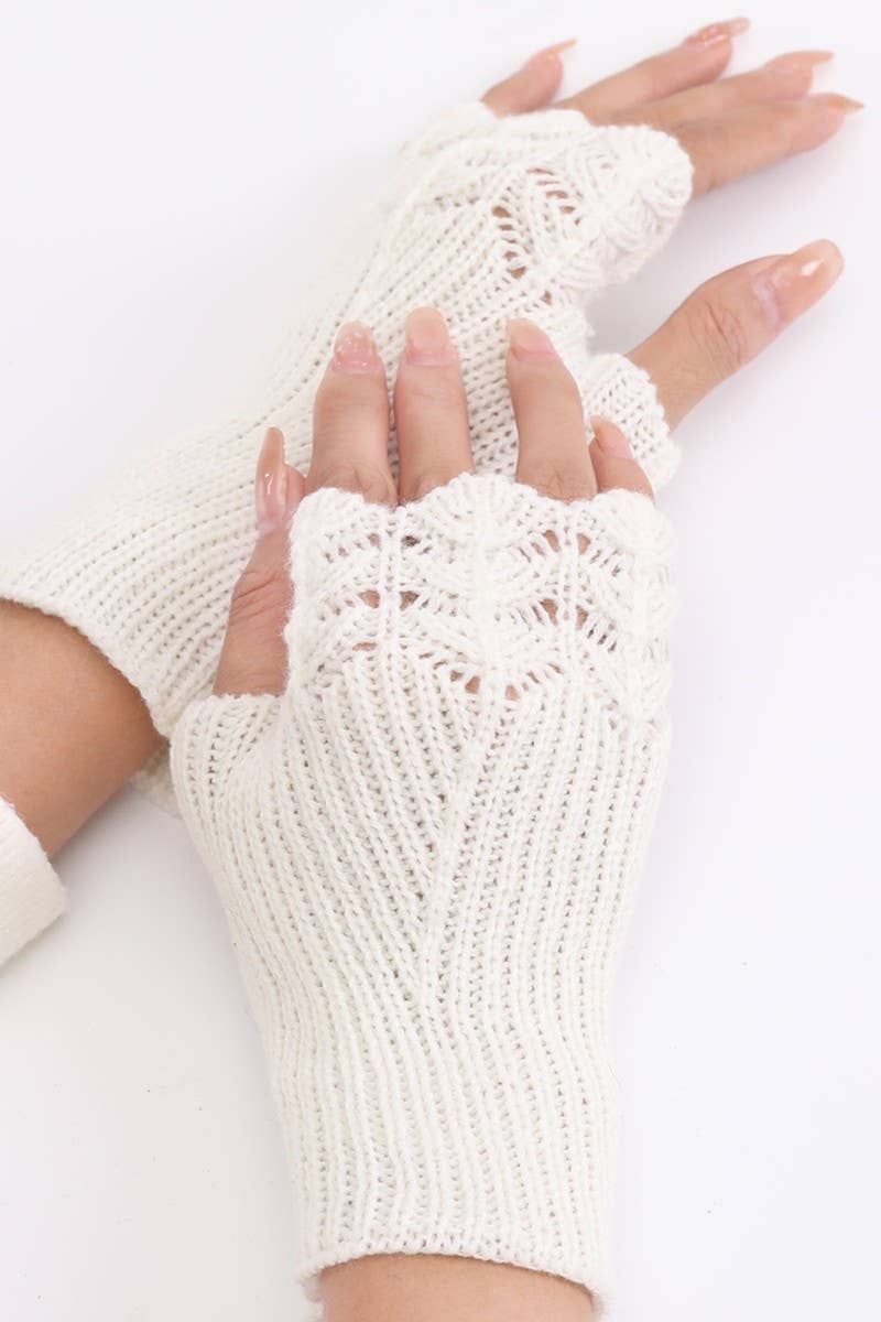 WINTER SOLID STYLISH KNIT HAND WARMERS_CWAG019