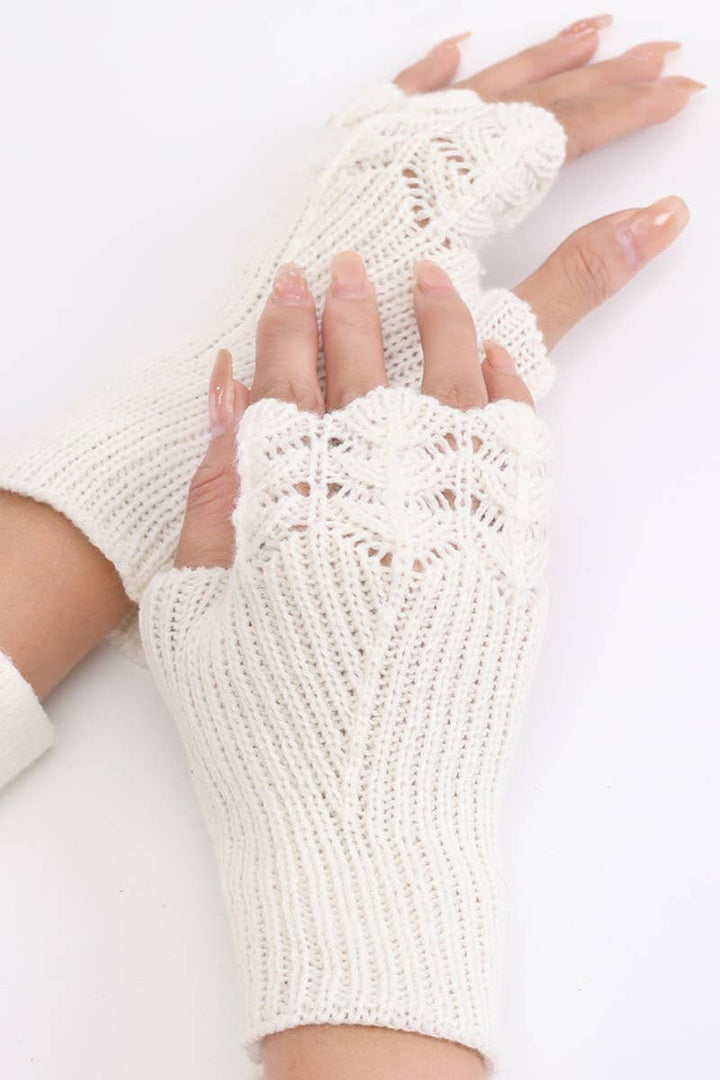 WINTER SOLID STYLISH KNIT HAND WARMERS_CWAG019