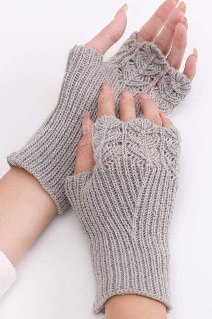 WINTER SOLID STYLISH KNIT HAND WARMERS_CWAG019