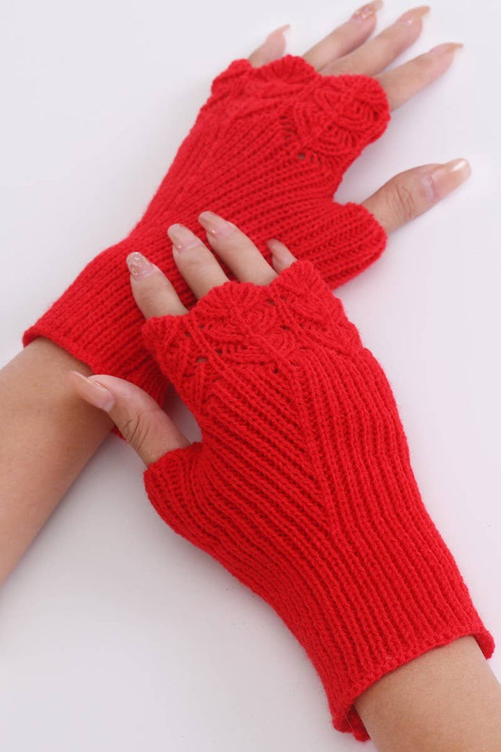 WINTER SOLID STYLISH KNIT HAND WARMERS_CWAG019