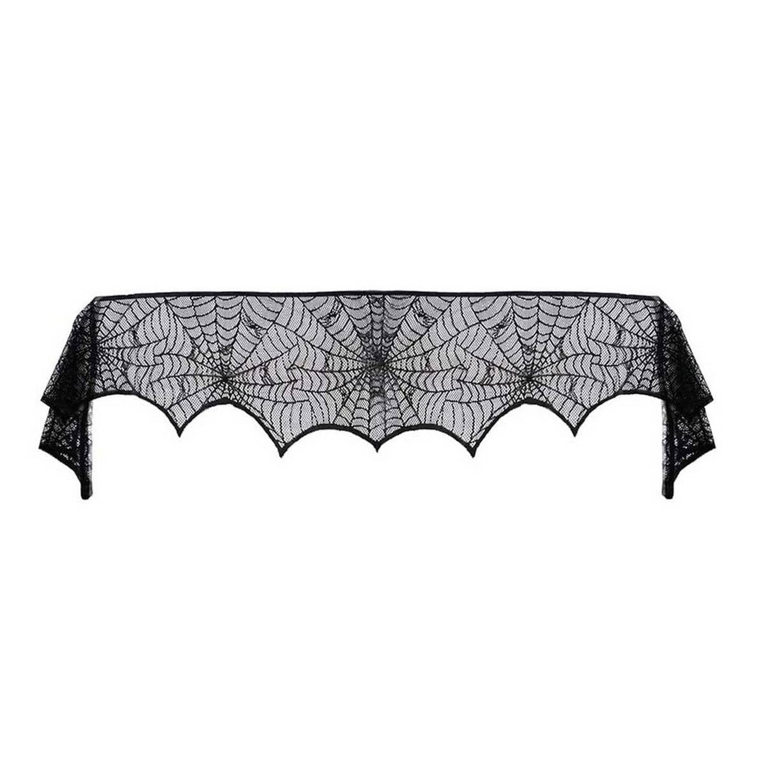 HALLOWEEN FIREPLACE CLOTH LACE DECORATION FABRIC_CWMM1726