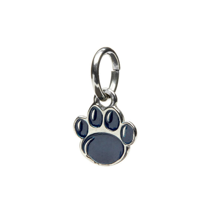 Penn State Navy Paw Crystal Necklace