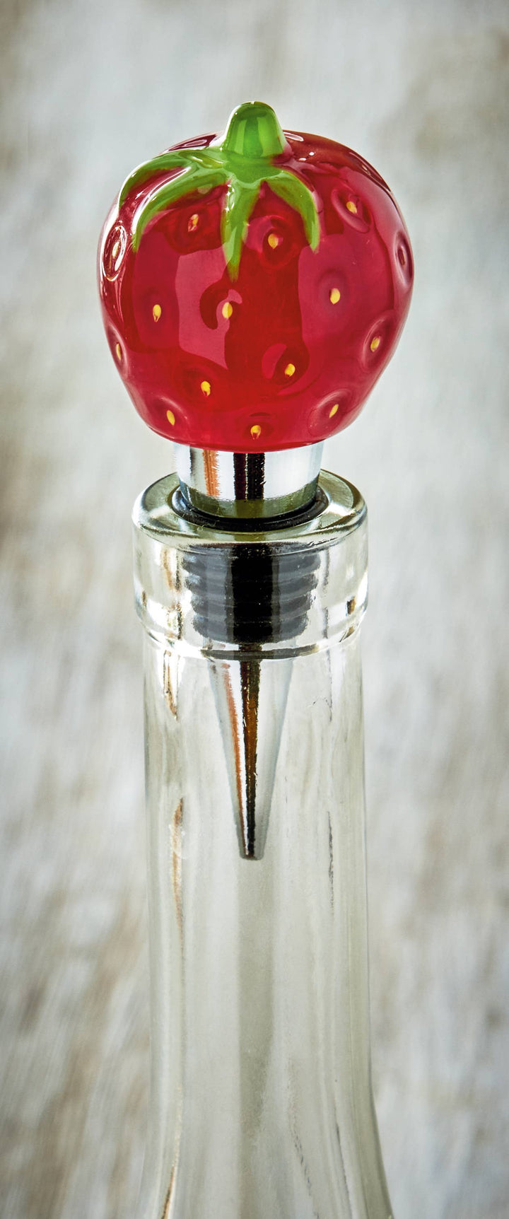 Strawberry Bottle Stopper
