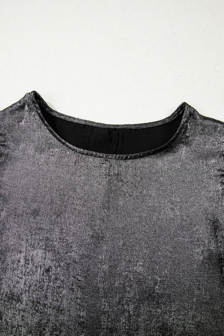 Amelia Ruffle Trim Sleeveless Top
