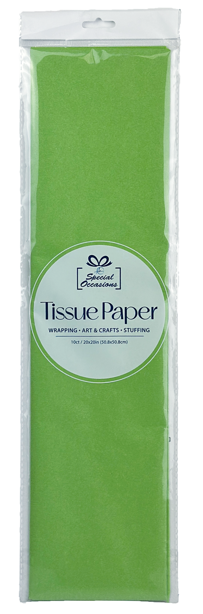 Gift Tissue Paper, 20x20in, 10 Sheets, Available in 18 Color