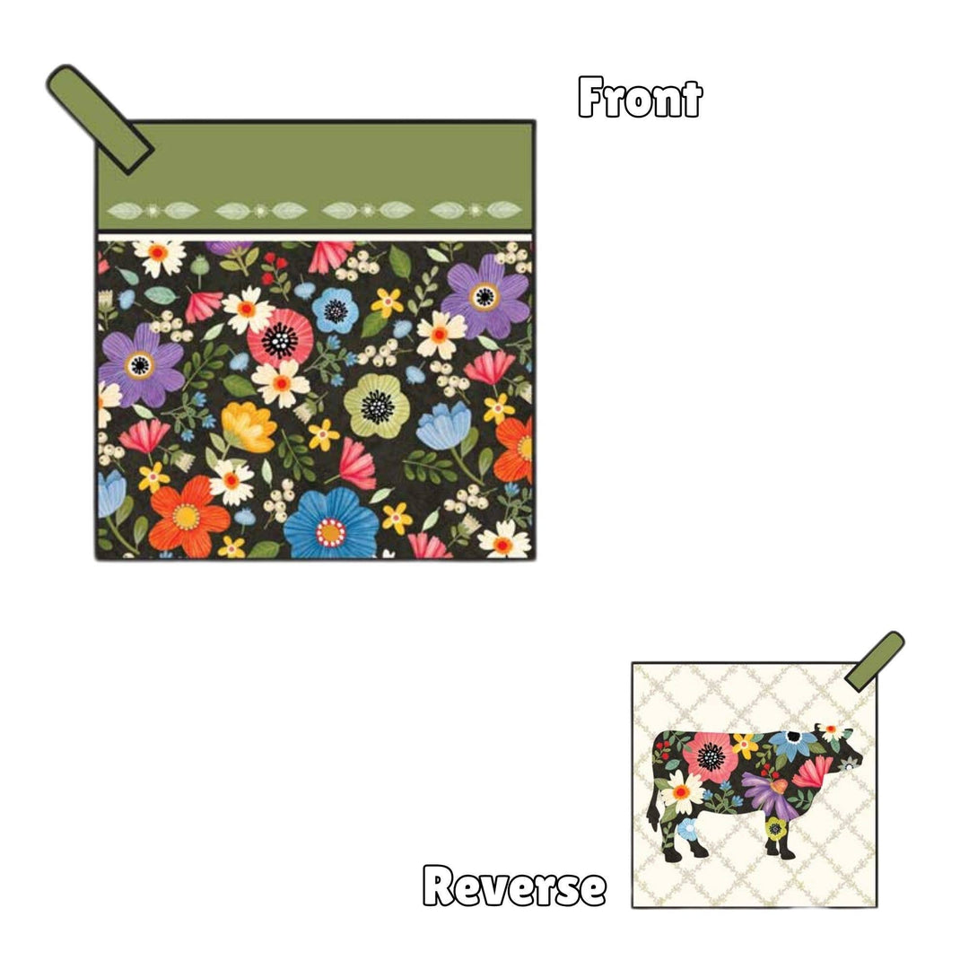 "Country Barn" Farm Animal-Themed Pocket Mitt