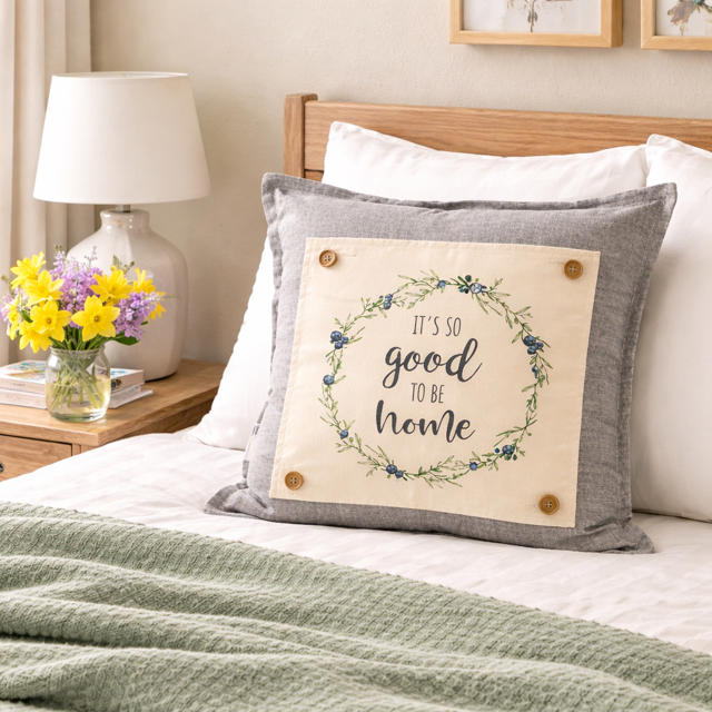 PANEL ONLY: SQUARE Entry, Garden, Between Holidays, House Warming, Host, Mother&
