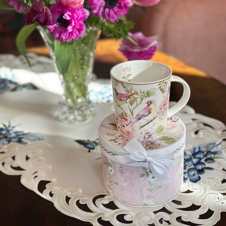 Birds Porcelain Mug 10.14 fl oz (300 ml) in Gift Box
