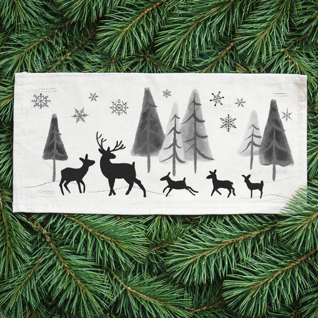 PANEL ONLY: Winter Wonderland DEER