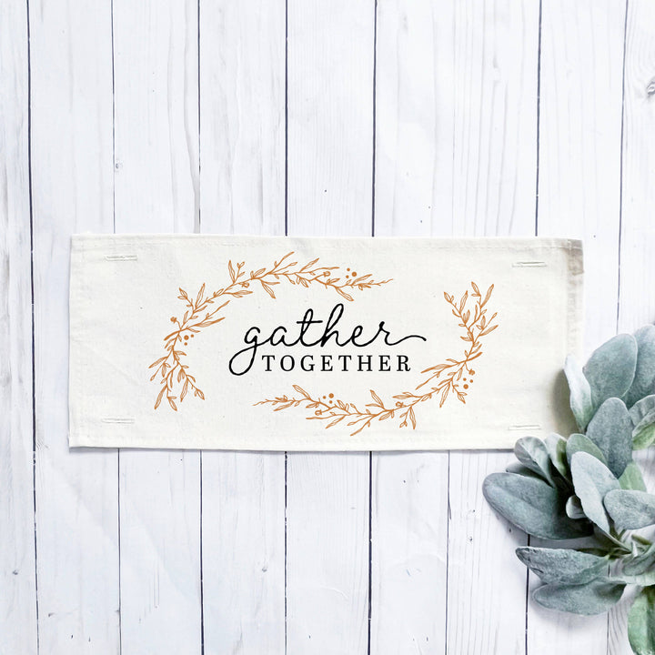 PANEL ONLY: thanksgiving, fall, GATHER TOGETHER