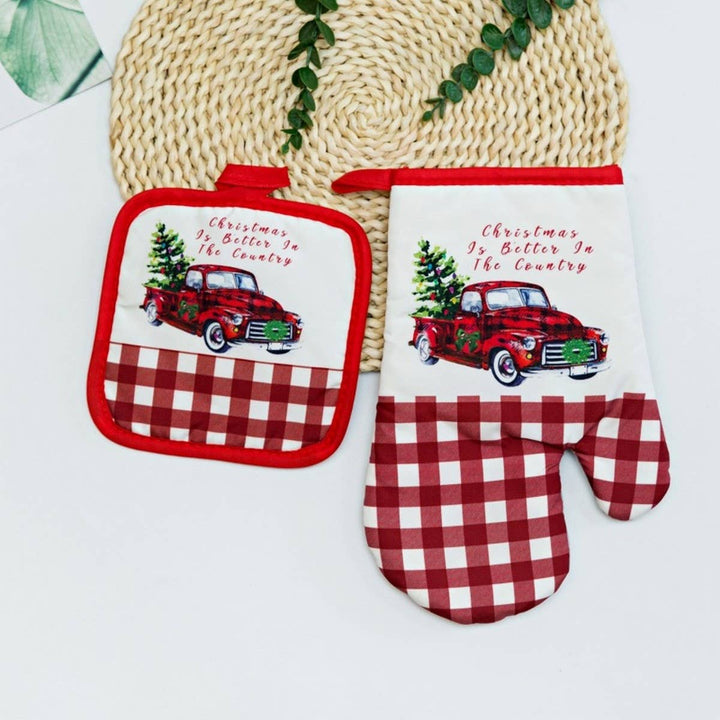 CHRISTMAS SERIES BAKING ANTI-SCALDING GLOVES_CWMM1460