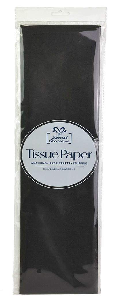 Gift Tissue Paper, 20x20in, 10 Sheets, Available in 18 Color