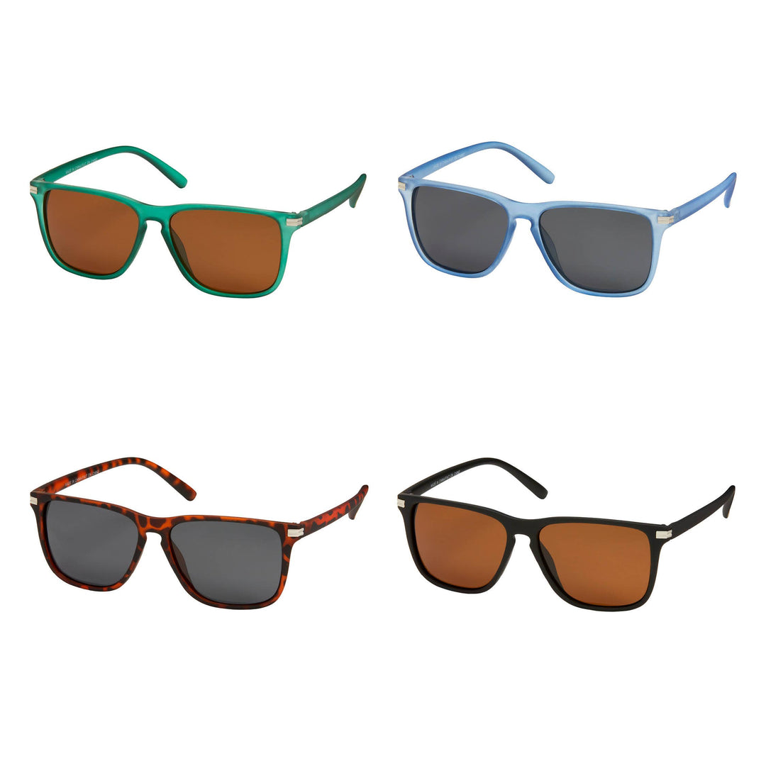 7704  NEW POLARIZED SOFT KEYHOLE WRAP ASSORTED COLORS