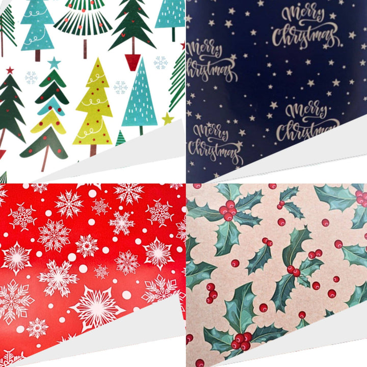 Christmas Wrapping Paper Roll 70cm x 3m – 48 Rolls/PDQ