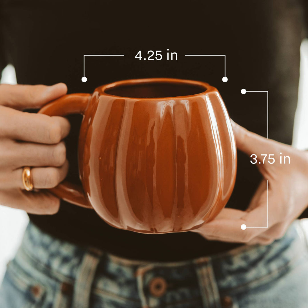 Cream Pumpkin Coffee Mug - Fall Decor &amp; Gifts